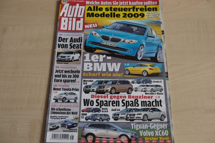 Deckblatt Auto Bild (45/2008)